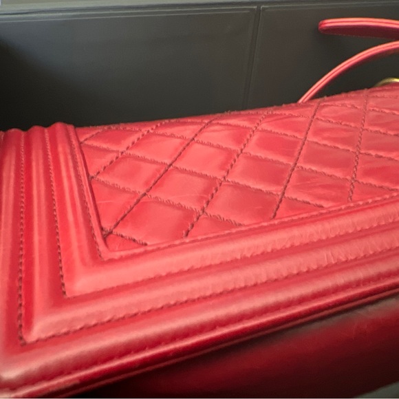 Chanel Medium Quilted Boy Bag - Picture 14 of 15